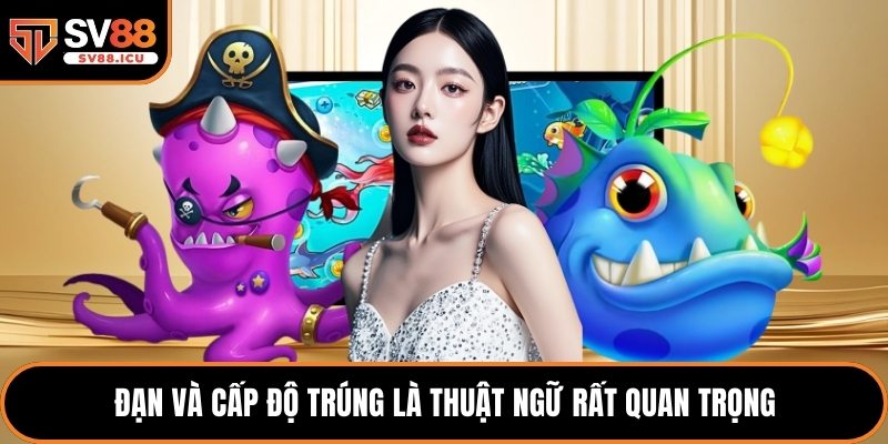 Đạn và cấp độ trúng là thuật ngữ rất quan trọng