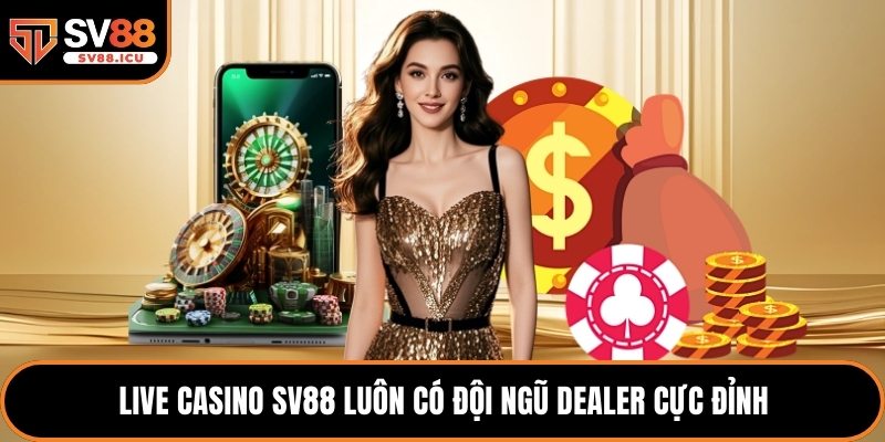 Live casino SV88 luôn có đội ngũ dealer cực đỉnh